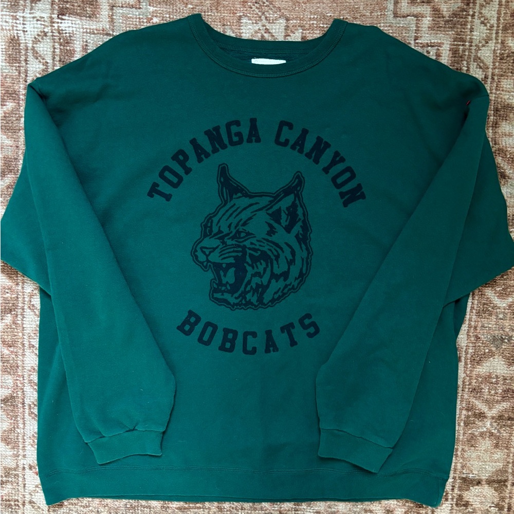 Urban Renewal X Life Clothing Remade Topanga Graphic Crew Neck Sweatshirt | NWOT